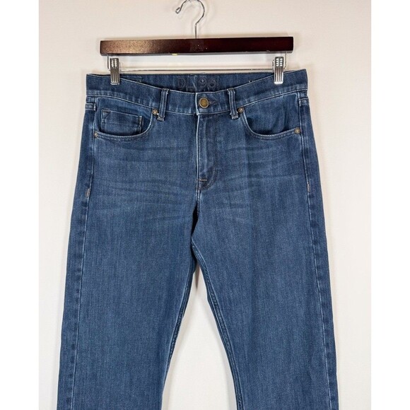 DL1961 Mens Jeans Blue Vince Casual Straight Denim Performance Medium Wash 31x30 - Picture 7 of 12
